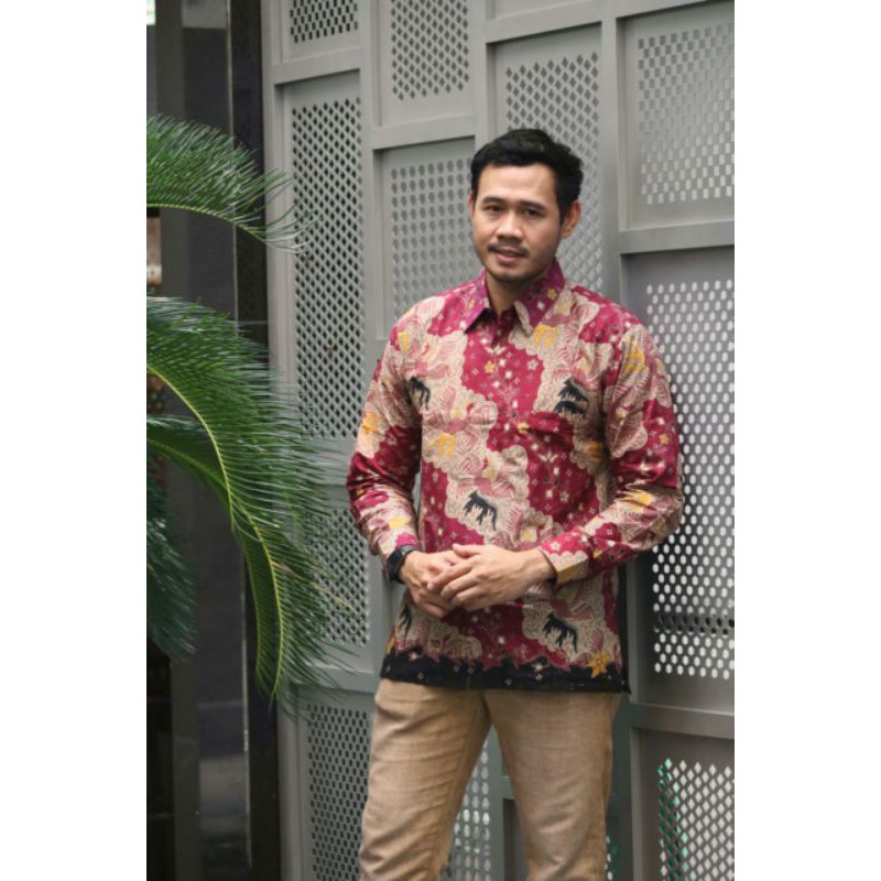 KEMEJA BATIK PANJANG CWOK