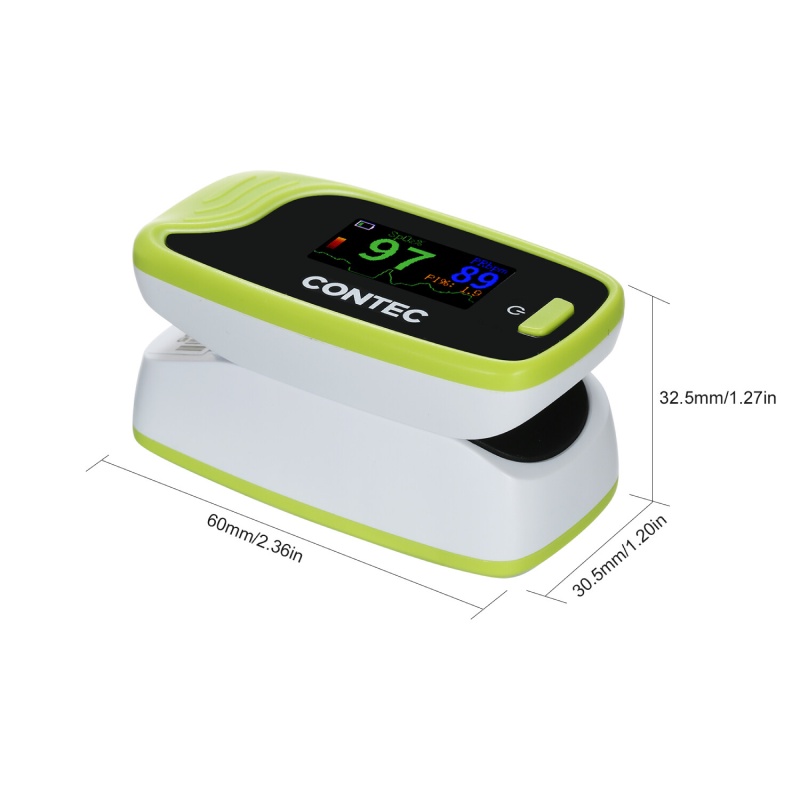 Pengukur Saturasi Oxigen Pulse Oximeter Contec Fingertip CMS50-Pro