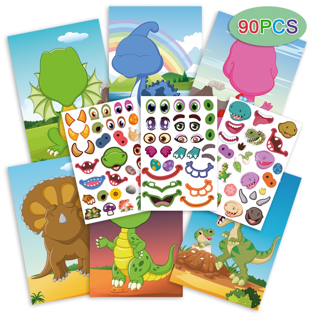 TweedyToys - Face Expression Sticker / Aktivitas Menempel Wajah / Mainan Edukasi Anak