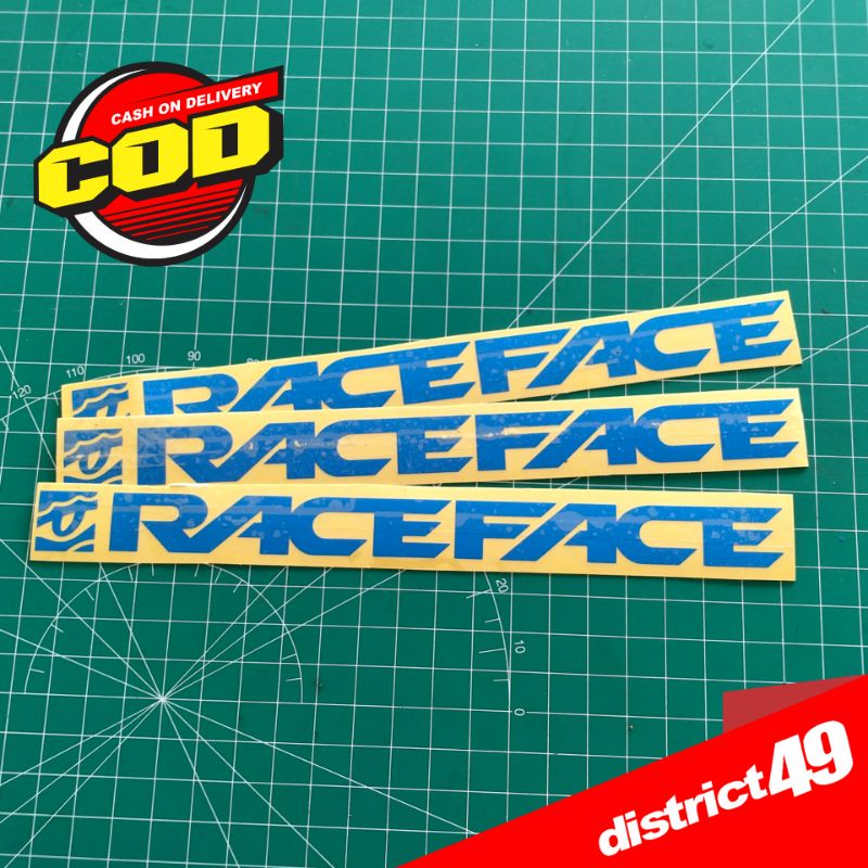 Cutting sticker - Stiker cutting Race Face - Stiker Race Face - Stiker MTB
