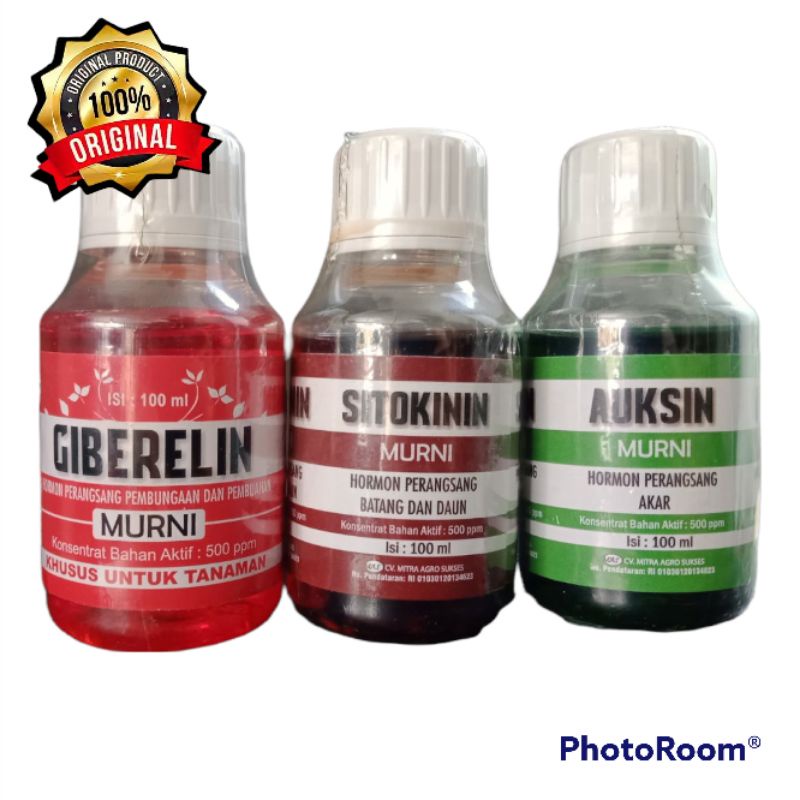 ZPT HORMON MURNI CAIR AUKSIN GIBERLIN SITOKININ 100ML