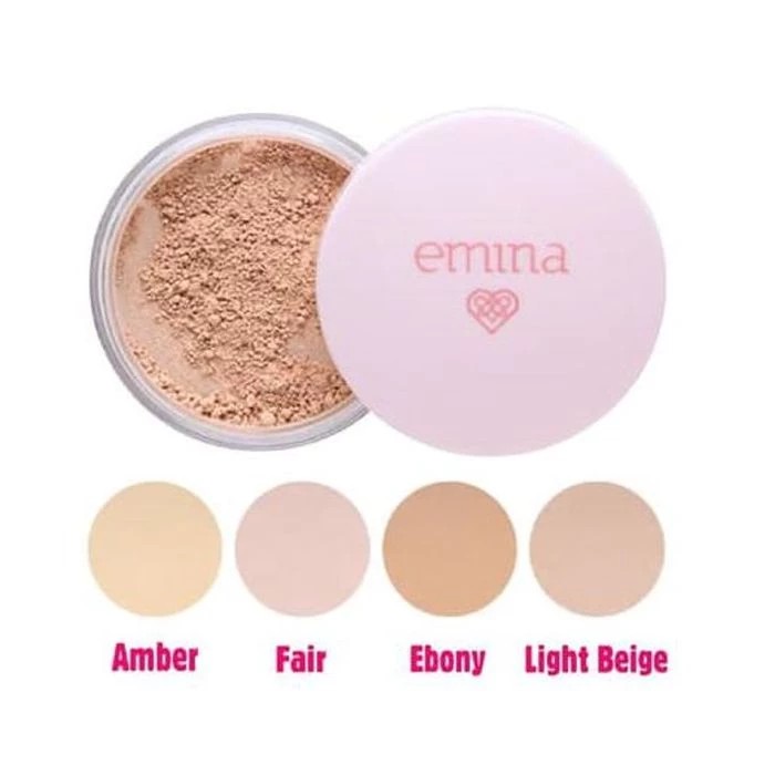 ❤ jselectiv ❤ EMINA BARE WITH ME Mineral Loose Powder | Bedak Tabur EMINA