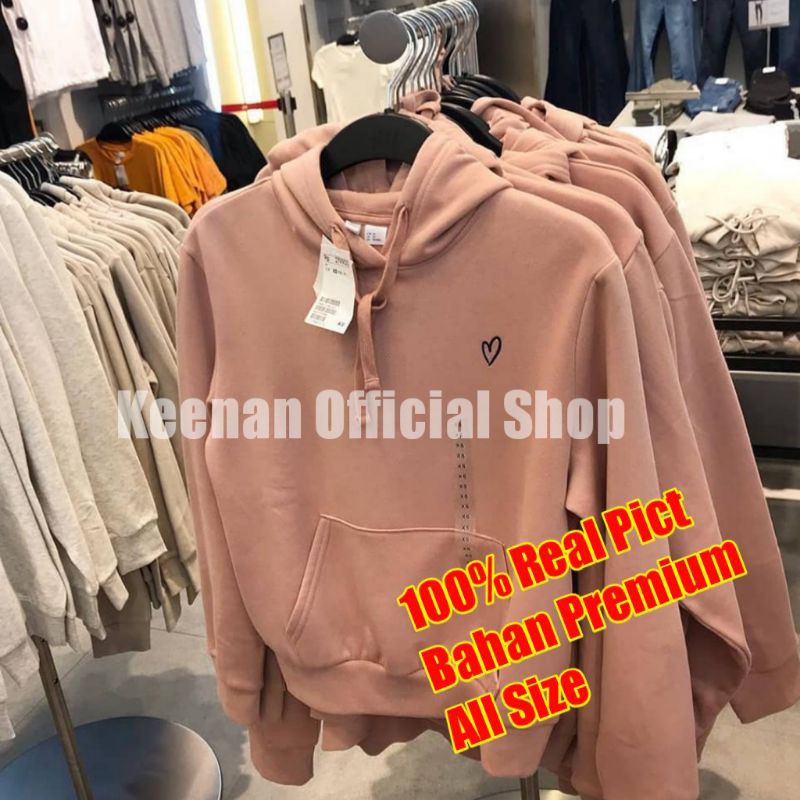 Sweater Hoodie Wanita Bahan Tebal / Sweater Cewek Korea / Sweater Hoodie Cewek Import Viral Korea