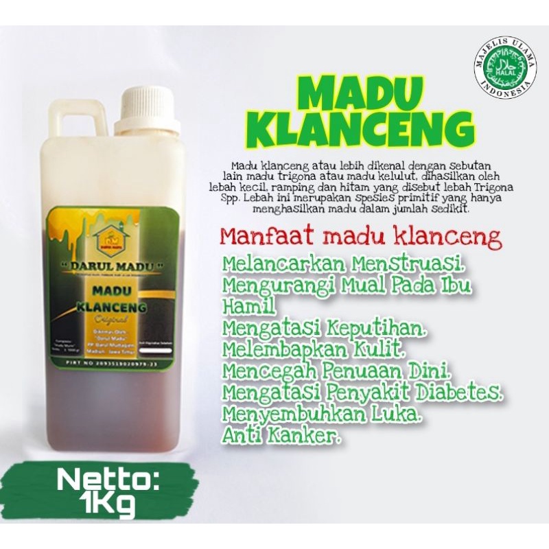 

MADU KLANCENG 1000gr