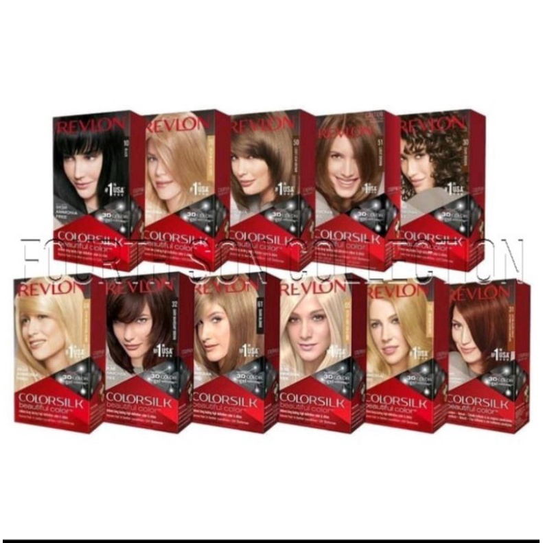 REVLON COLORSILK HAIR COLOR/ CAT RAMBUT REVLON/ PEWARNA RAMBUT
