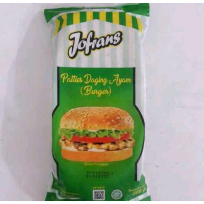 JOFRAN BURGER AYAM PATTIES 360GRAM