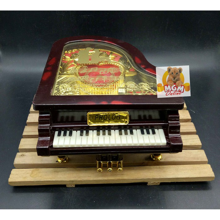 Kotak perhiasan GRAND Piano / Kotak musik / Jewelry Music Box 9092