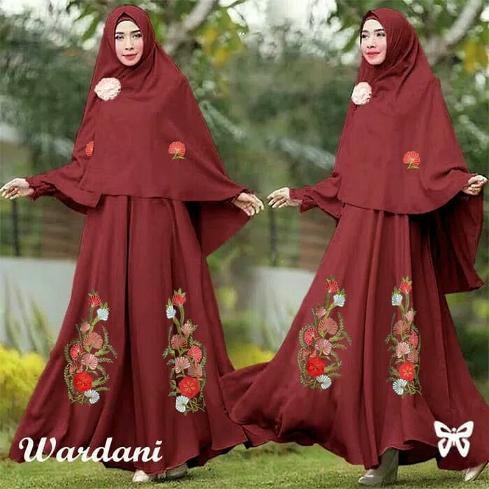 Baju seragam pengajian/kosidahan/dress gamis pesta murah/free bergo | fika