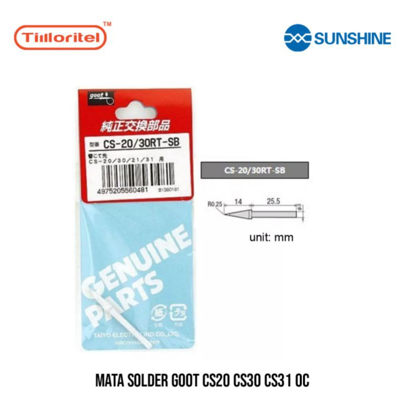 MATA SOLDER GOOT CS-20/30 OC