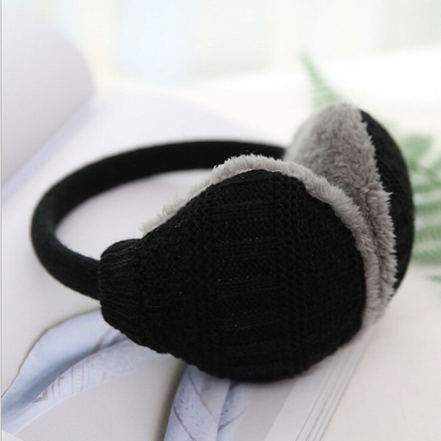 IMPORT Earmuff Retro winter Penghangat Telinga Musim Dingin Lapis Bulu