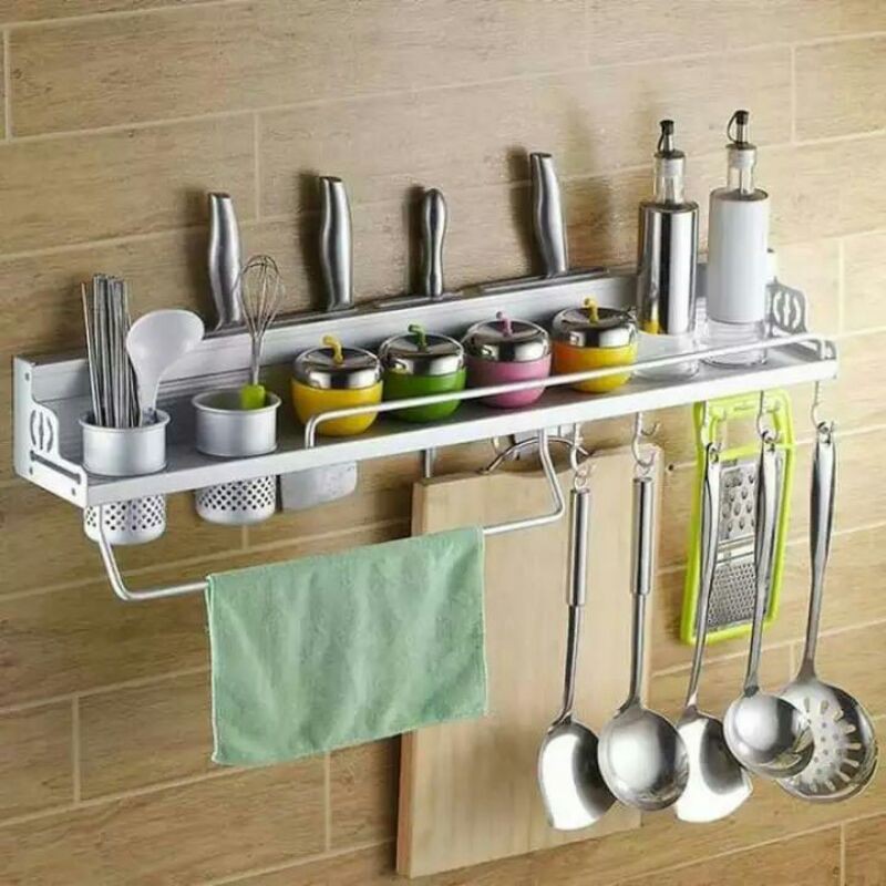 Rak bumbu dinding dapur / Rak bumbu stainless