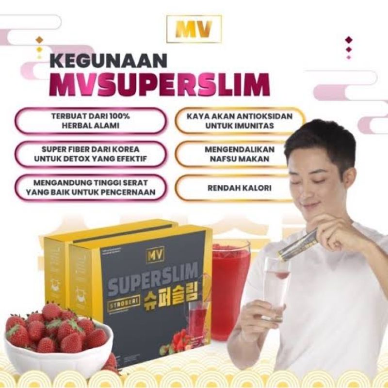 Minuman Diet MV SuperSlim Original BPOM by Maria Vania ⭐FREE GIFT⭐