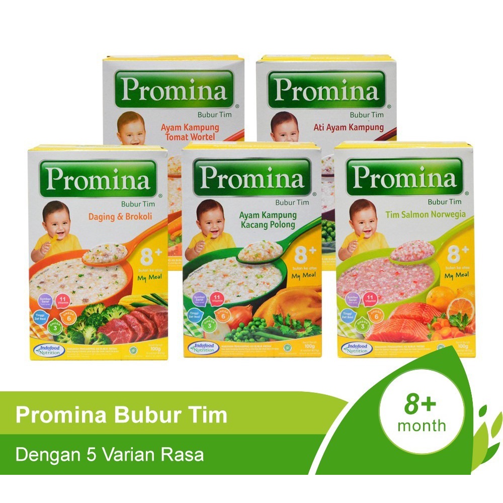 Promina Bubur Tim Bayi 8 Bulan