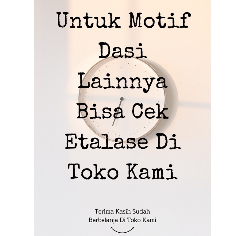 DASI KANTOR MOTIF DASI PRIA BERKWALITAS 100% Silk