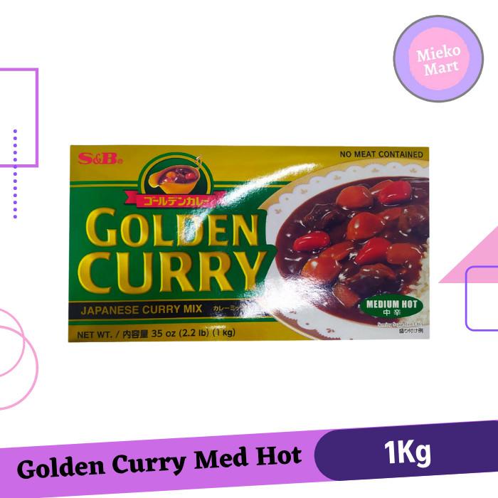 

Hot Item!! S&B Golden Curry Medium Hot | Kari Blok | Kari Jepang 1Kg Termurah