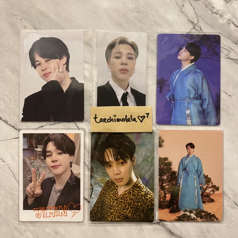 bts park jimin memories 2020 dvd memo20 official photocard & spc ptd on stage jm & aab all about ban