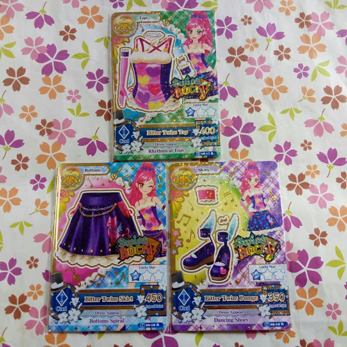 aikatsu rare set bitter twins seira s2v6