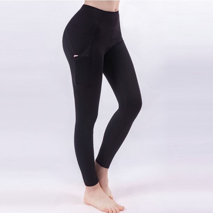 Celana Legging Sport Panjang Wanita Import Premium ada Kantong 20YJ60