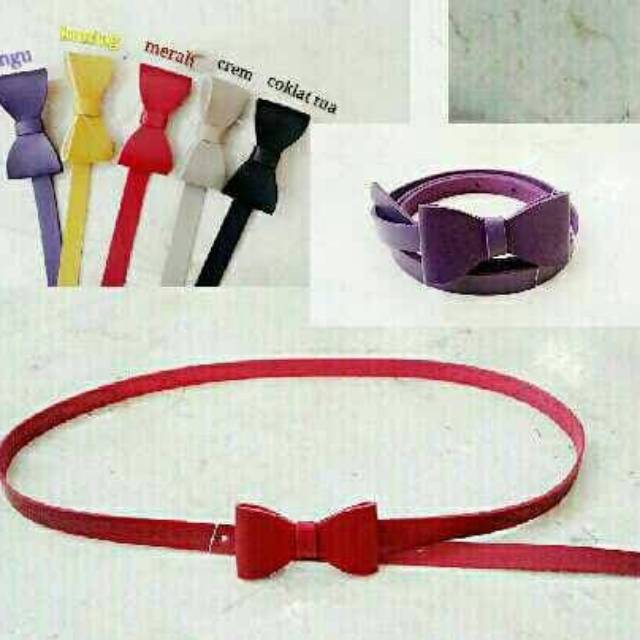 

gesper pita.lak model pita semi kulit 1,5 cm.