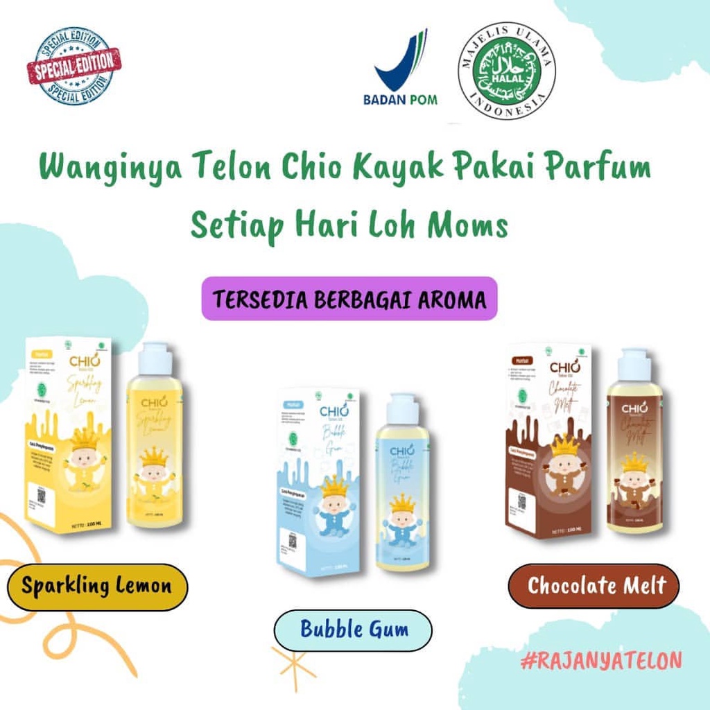 (KNB) Minyak Telon CHIO dengan Aroma Rasa