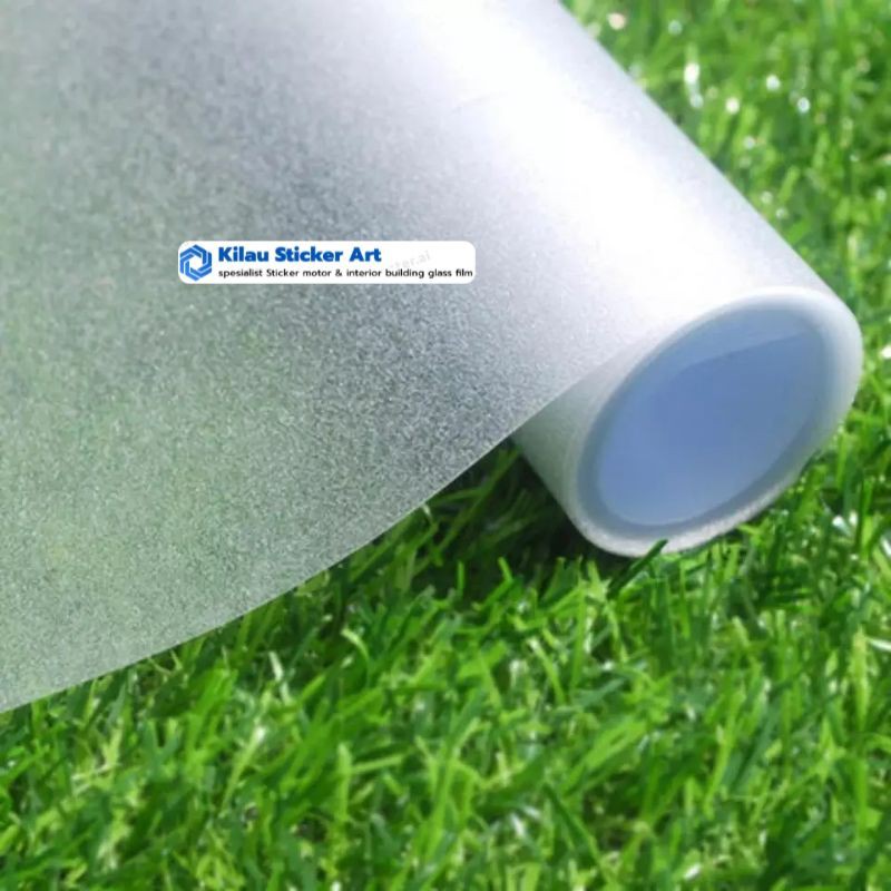 sticker Kaca sandblast polos Sticker kaca gedung