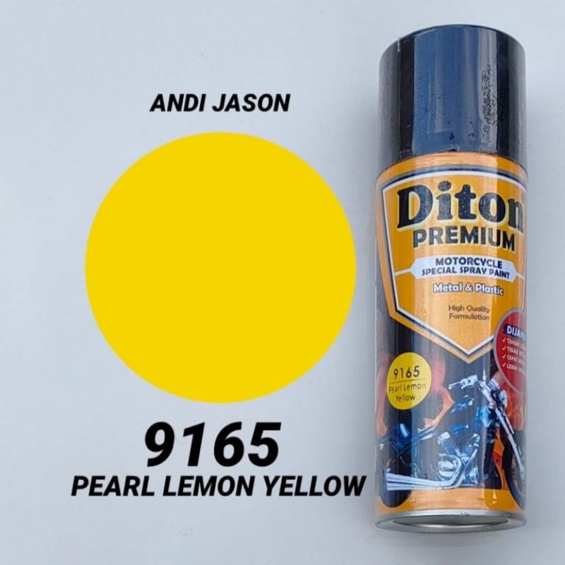 DITON PREMIUM CAT SEMPROT TAHAN BENSIN 9165 PEARL LEMON YELLOW