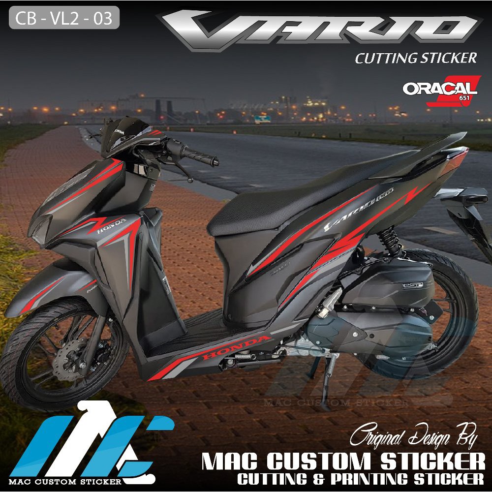 29+ Foto Cutting Sticker Motor Vario 150 Hitam Terbaru ...