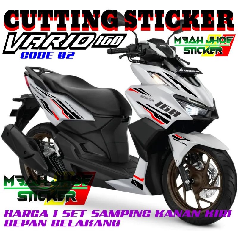 sticker vario 160,cutting sticker honda vario 160