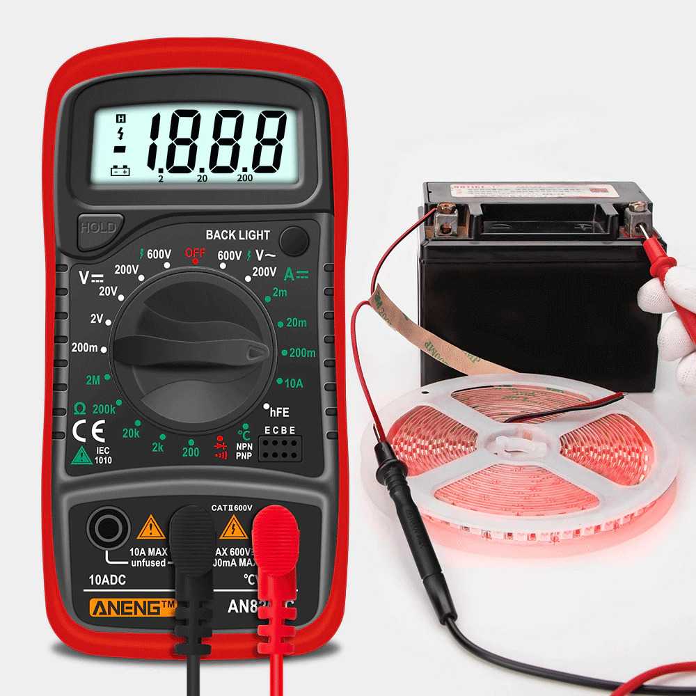 ANENG Digital Multimeter Voltage Tester - AN8205C
