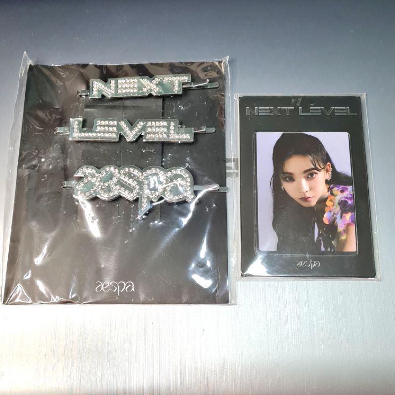 [TANPA PHOTOCARD] AESPA MD - Hairpin MD Next Level SGS SM Global Shop / Karina Next level Photo Magn