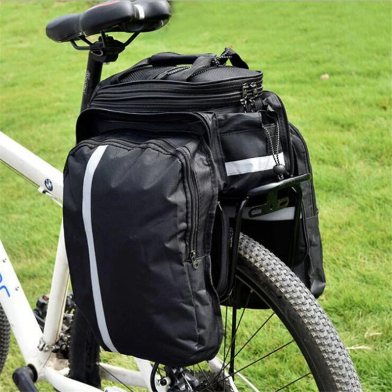 YGRETTE - Roswheel Tas PANNIER Sepeda Bicycle Rear Carrier Bag 600D Polyester 8L TOURING COMMUTING COMMUTER TAS BELAKANG