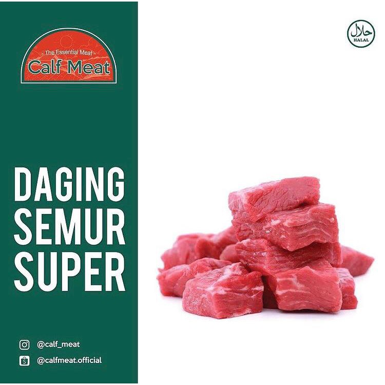 

Daging Semur, Beef tenderloin (Has Luar)/ Sengkel (Betis) 1 Kg