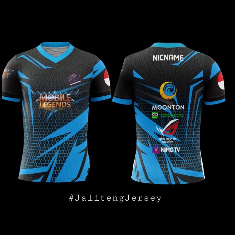 Jersey Gaming Tim E-Sport Mobile legend.