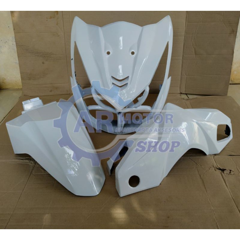 PAKETAN BODY DEPAN BEAT FI 2013 - 2014 PUTIH