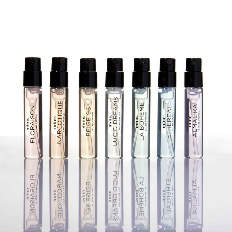 Mine parfume vial size Mine. mine dot Sample Kit Eau De Parfum Ethereal Beige 96 Floraison