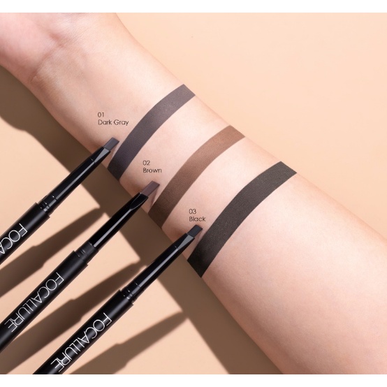 Focallure Auto Brows Pen Eyebrow Waterproof Long Lasting Pencil FA-18 FA18 FA 18