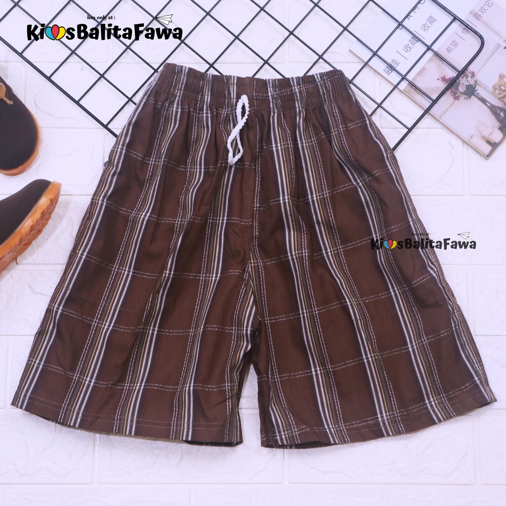 Celana Karim Uk.7-8 Tahun / Celana Hawai Pendek Anak Laki Harian Pants Santai Olahraga Murah