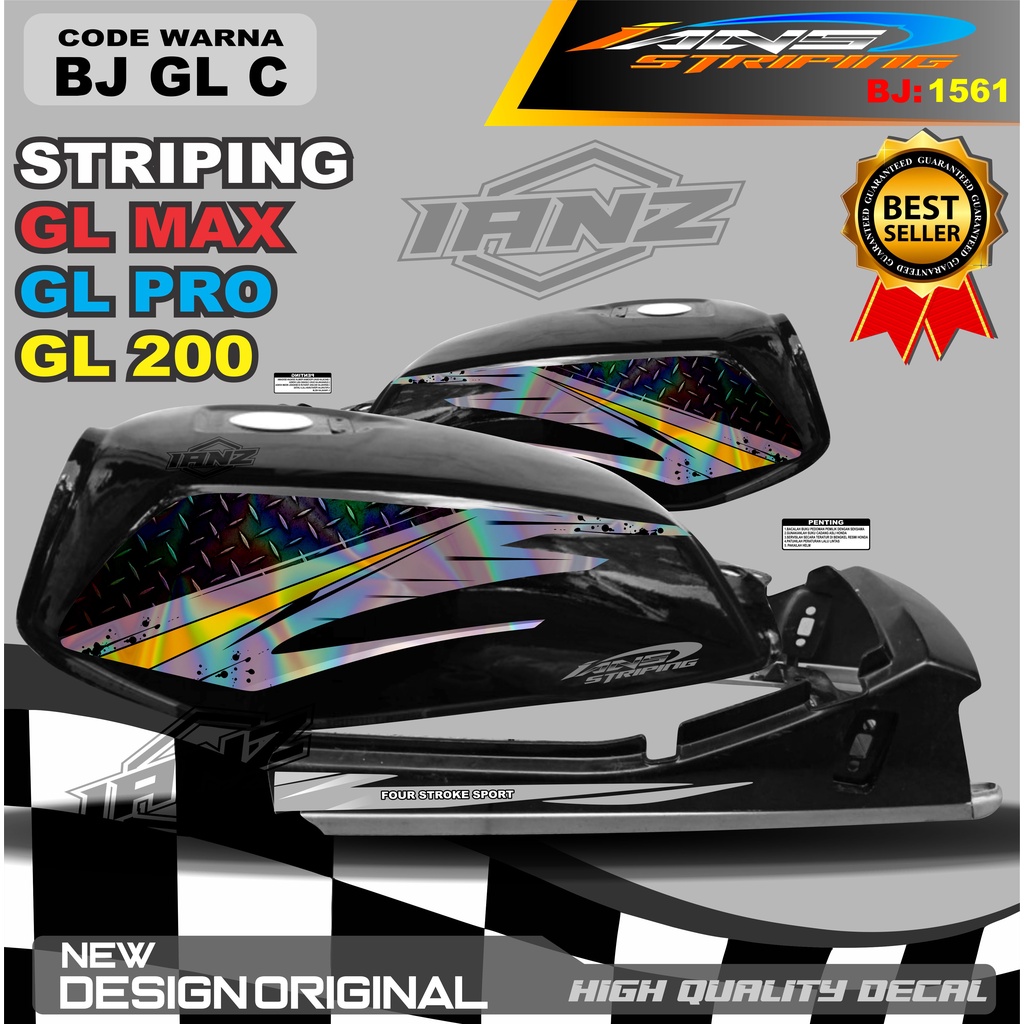 COSTUM STRIPING GL MAX VARIASI HOLOGRAM / STRIPING GL PRO MAX VARIASI HOLOGRAM / STRIPING GL