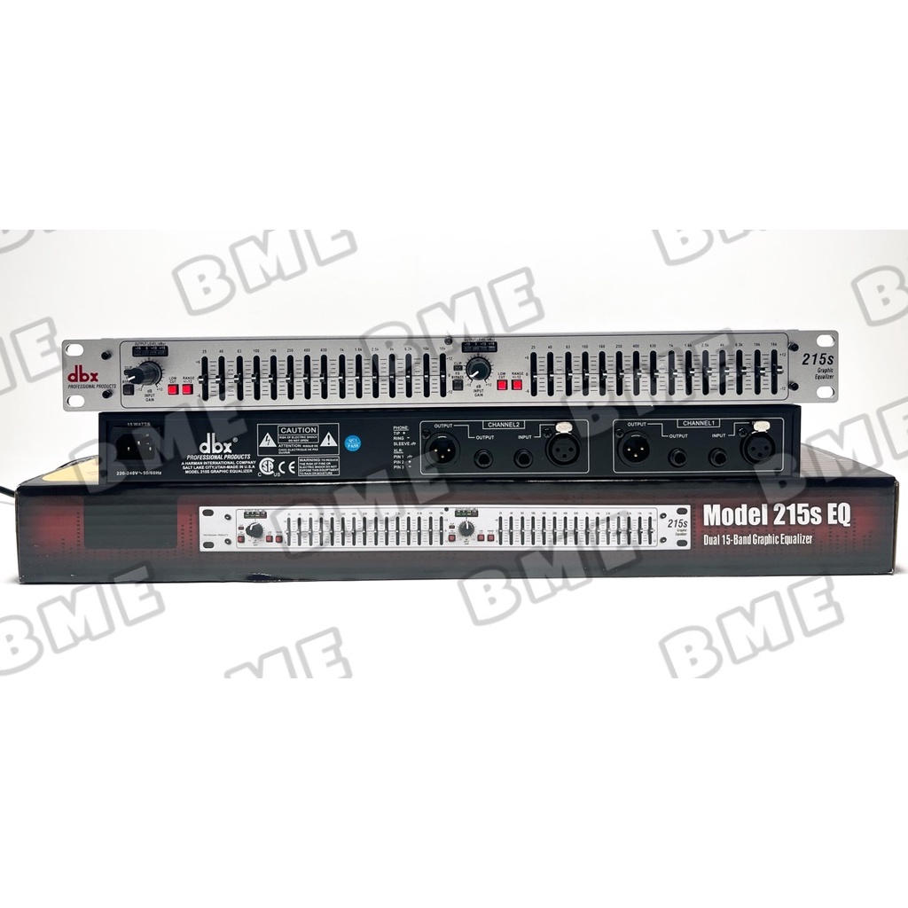 Murah Equalizer DBX 215s ( 2 x 15 Channel ) Silver