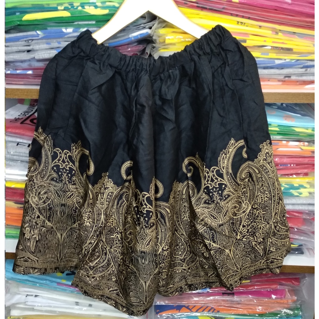 Celana Pendek Tie Die Celana Kolor Katun Batik + Atasan Kaos