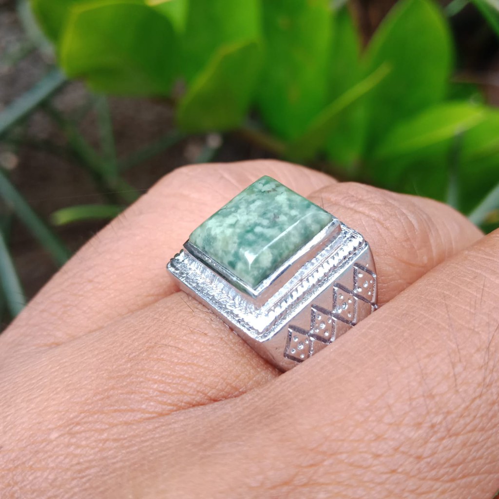 CINCIN BATU NATURAL SUNGAI DAREH KUMBANG JATI RING KOTAK MEWAH