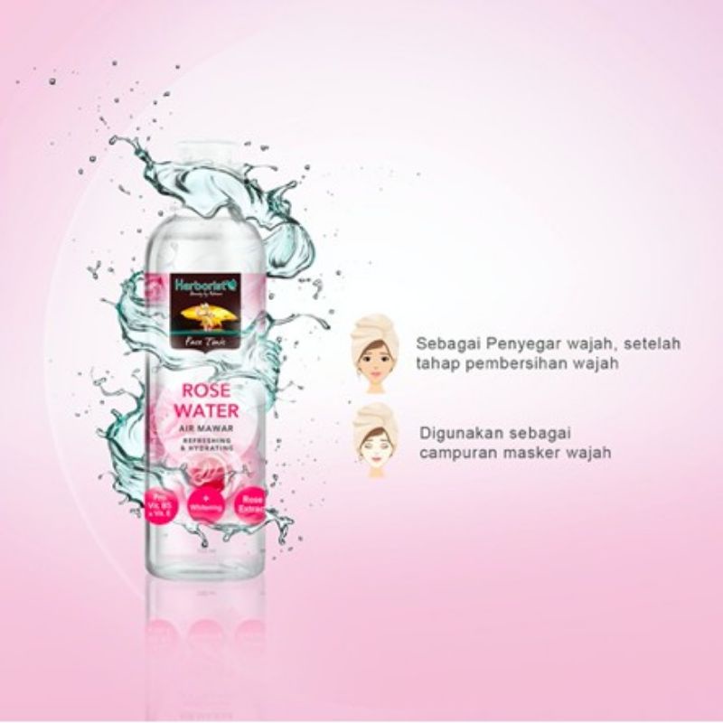 `ღ´ PHINKL `ღ´ 𝕙𝕖𝕣𝕓𝕠𝕣𝕚𝕤𝕥  Herborist Rose Water air mawar penyegar wajah membersihkan kulit