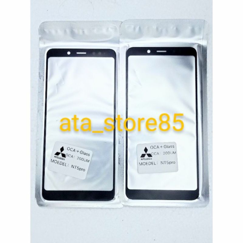 Kaca Depan Xiaomi Redi Note 5 Pro | Note5Pro Kaca LCD TS TC Touchscreen Glass LCD+Lem Plus Oca Kering Original