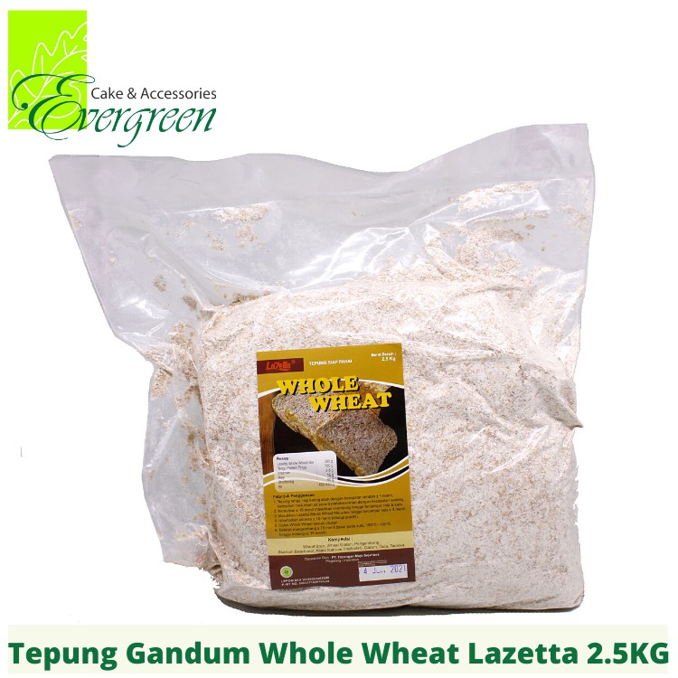 

Tepung Gandum Kasar/Whole Wheat Lazetta 2.5kg