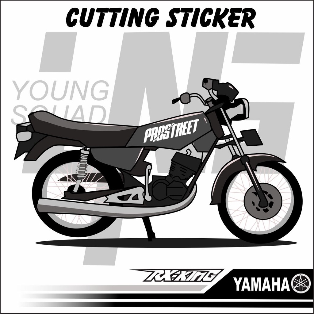 Cutting Rx King Variasi - Sticker rx King Variasi - sticker Motor  Rx King YOUNG SQUAD 16