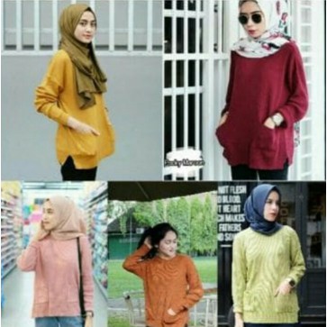Baju Rajut Pocky Sweater PREMIUM Tebal