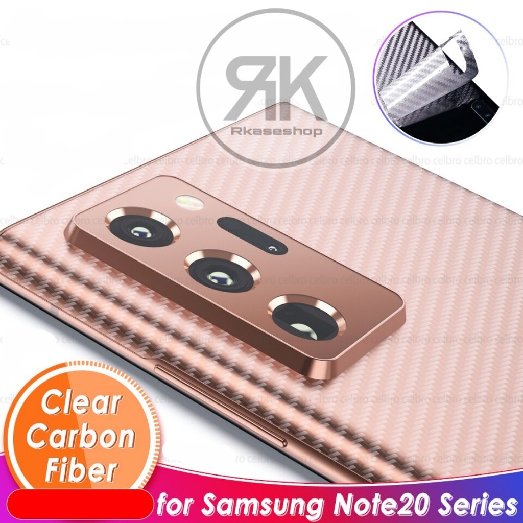 carbon fiber screen guard antigores BELAKANG Samsung S20 PLUS FE S21 S22 S23 NOTE 20 ULTRA A32 A52 A72 A53 A73 A34 A54 A33