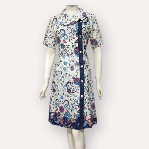 Baju Dress batik modern gaun batik wanita SA-361