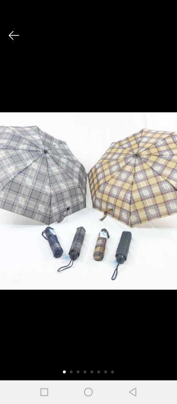 Payung Lipat 3 Sky Lapisan Silver Promosi - A3-16