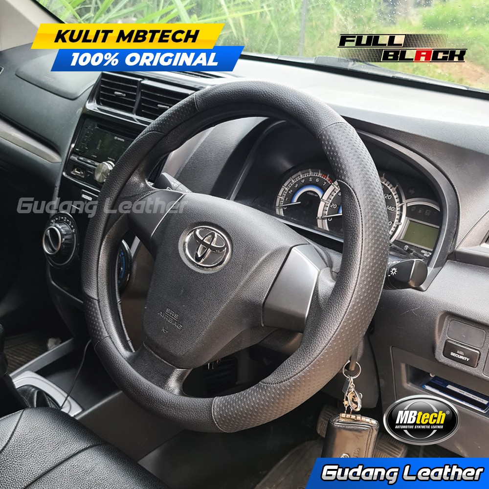 Sarung Stir Mobil MBTECH - HITAM